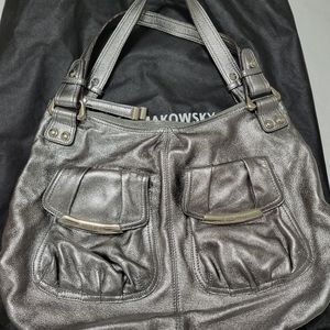 B. Makowsky Silver Purse